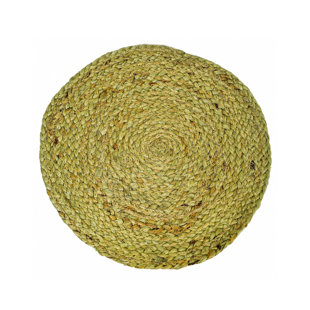 Jute Embroidered Round Placemat
