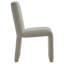 Chaise d'appoint de salle à manger rembourrée en tissu Emory-108298285