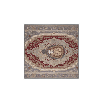 Machine Washable Gray Area Rug