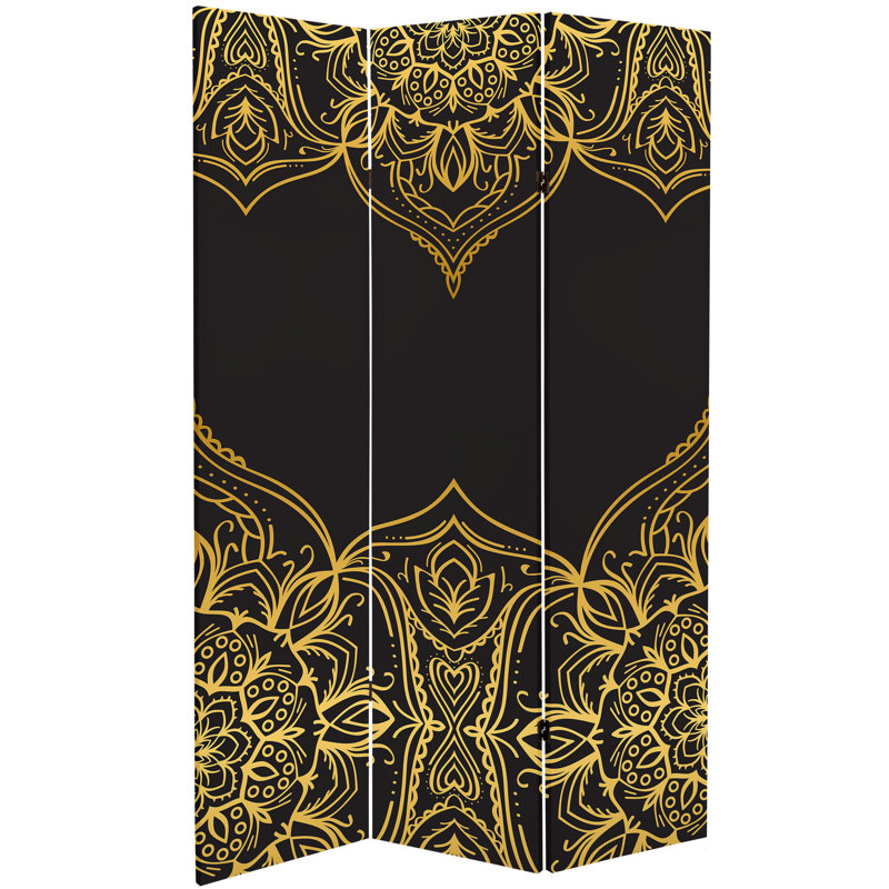 Cloison Mandala, Noir