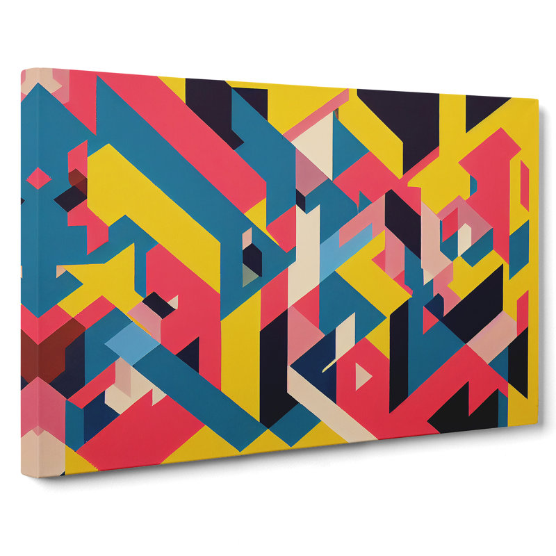 Sublime Abstract Art - Wrapped Canvas Print