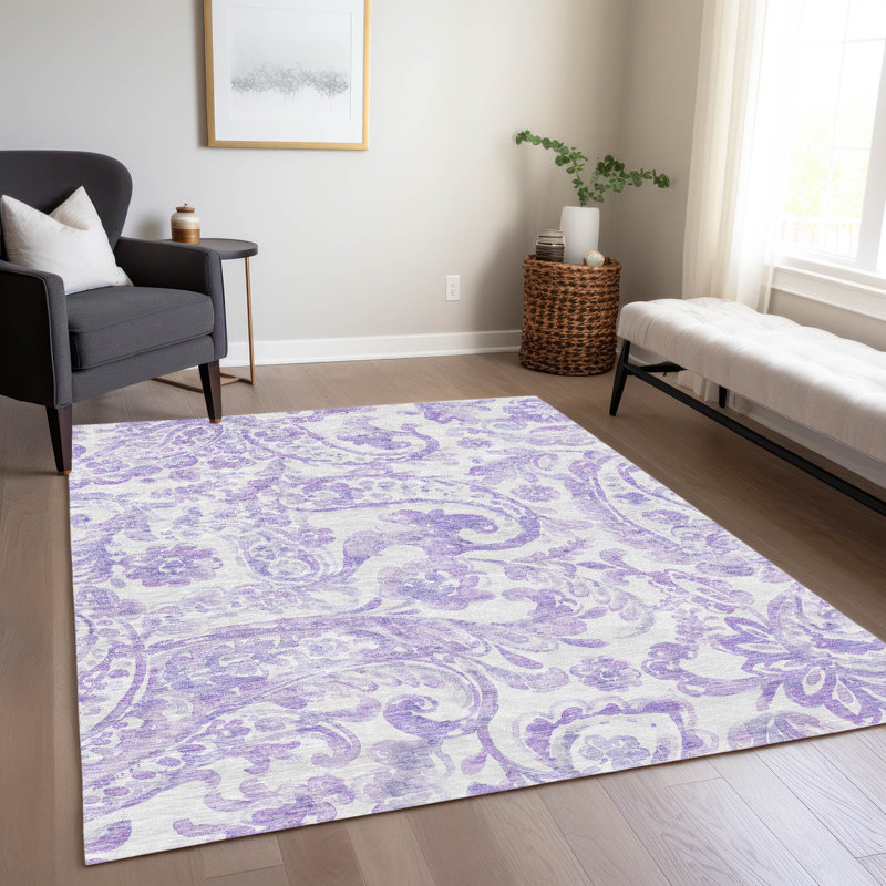 Tapis intérieur / extérieur Solveigh avec envers antidérapant, Rectangulaire 3 pi x 5 pi