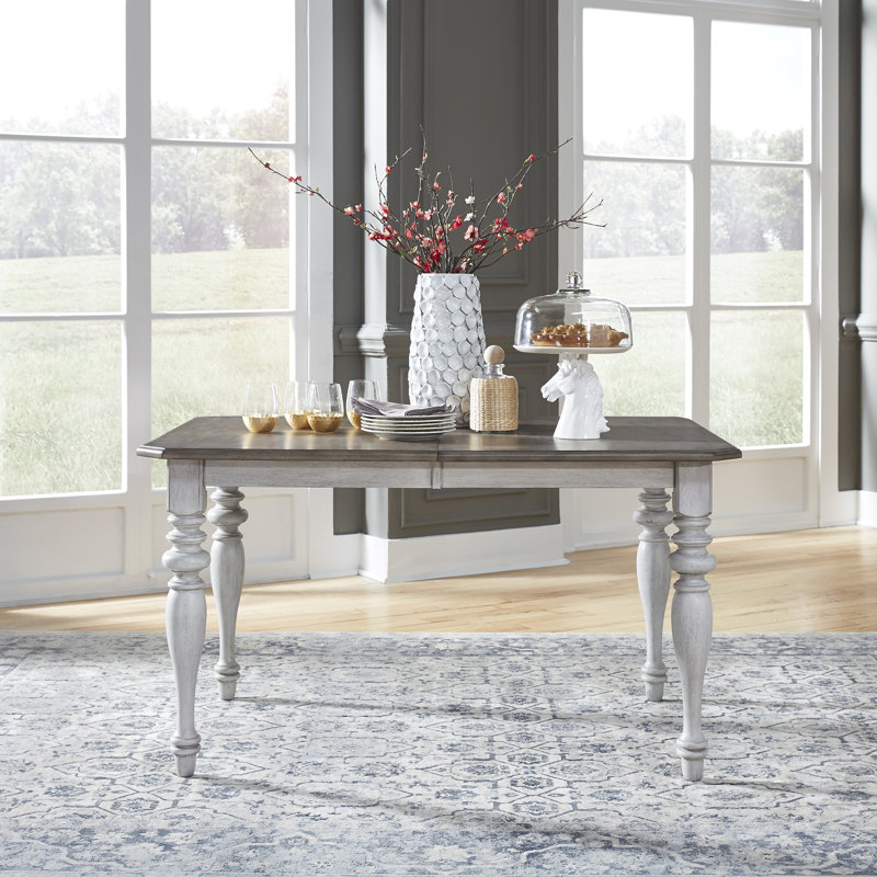 Quinta 38 " Extendable Rectangular Dining Table, White