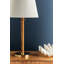 Lampe de table en laiton vieilli 28,5 po Dorset
