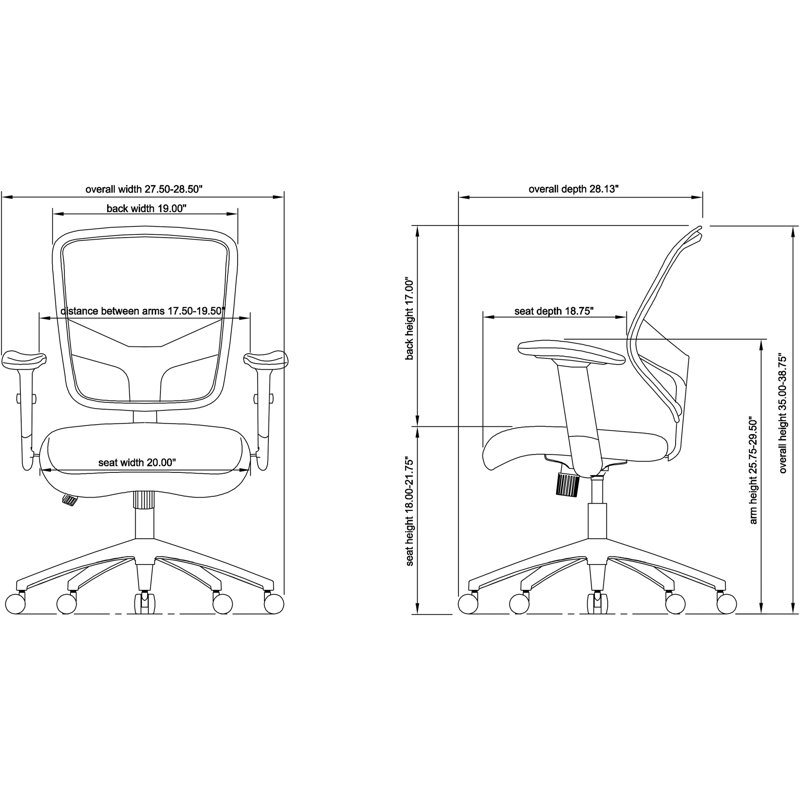 Polyester Blend Task Chair