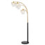 Lampe sur pied à branches en cristal 90 po Beckum-655623217