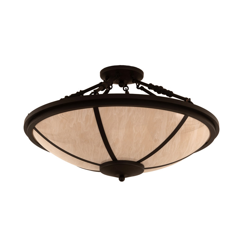 4 - Light Semi Flush Mount