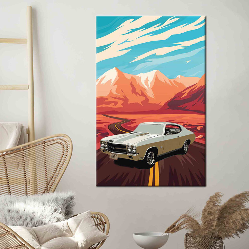 Print on Canvas, Framed Wrapped Canvas, 35 cm H x 25 cm W, Does Not Apply