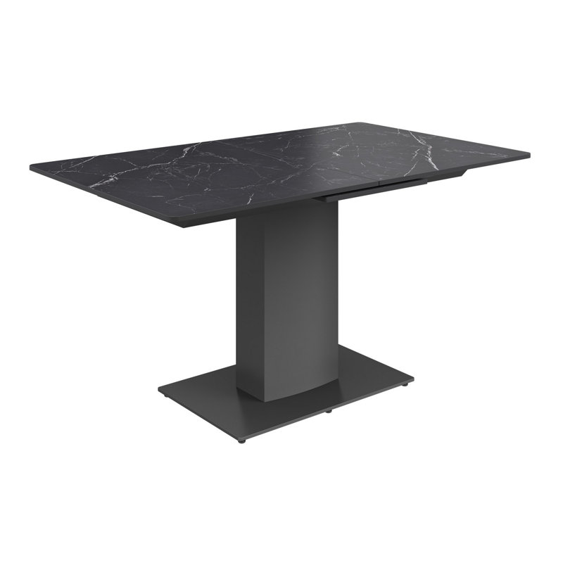 Cykana Metal Base Dining Table, Black
