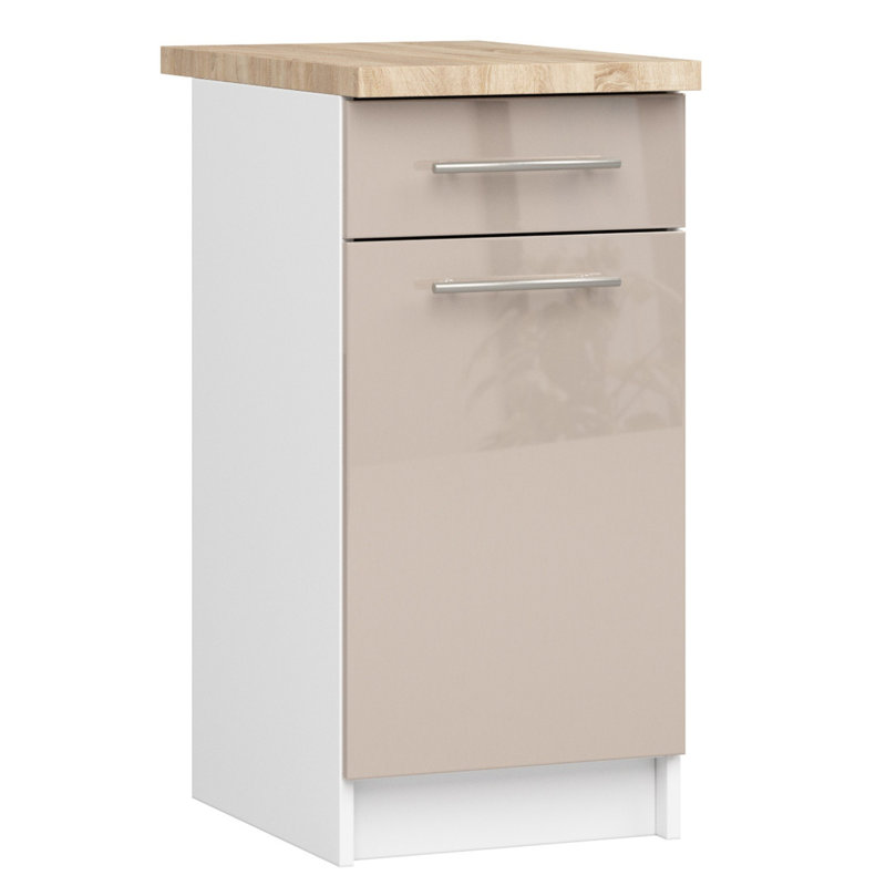 Kuch-Oliwia-Cap 85Cm H x 46Cm D Particleboard Base Cabinet, 85cm H x 40cm W x 46cm D