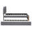 Upholstered Platform Bed With Trundle-1851111116-1851111115