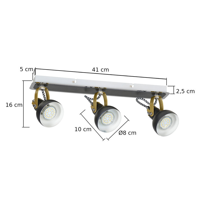 Samson 43cm 3 -Light Track Kit