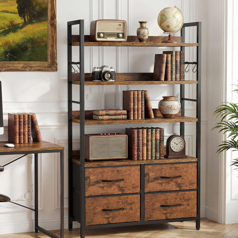146cm H x 80cm W Metal Standard Bookcase