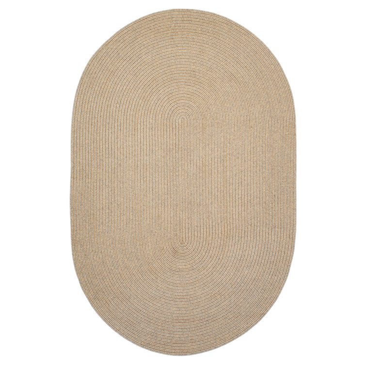  Braided Pet Friendly Rug / Washable Indoor/Outdoor Beige/Tan Rug