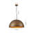 Bradson 1-light Antique Brass Dome Pendant-858916015