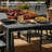 Rectangular Outdoor Dining Table with Umbrella Hole and Aluminum Frame-571346888-603164266