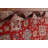 Red Geometric Kazak Oriental Area Rug