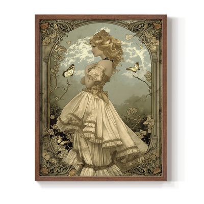 WOMEN Series CECLV III - reproduction encadrée de qualité supérieure - prête à être accrochée - aucun clou requis