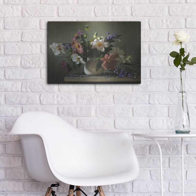 «Bouquet I» par Photoinc Studio, art mural en métal, 16 po x 12 po, H 16 po x l 24 po