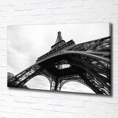 Eiffel Tower Paris - Wrapped Canvas Print