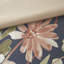 Édredon bleu marine 8 pièces - Coussins décoratifs brodés en coton 2 taies décoratives européennes, taies décoratives et jupe de lit à motif floral assorti-124826264