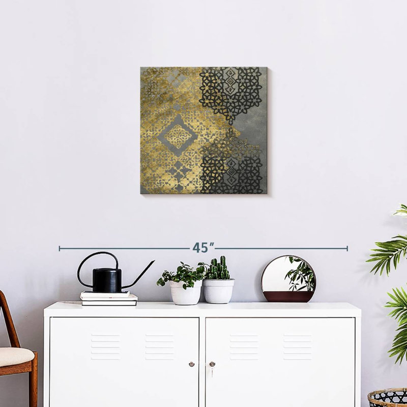 Kerner Golden Filigree I, 20" H x 20" W