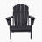 Folding Adirondack Chair with Side Table, 3-Piece Adirondack Chair Set with Wood Texture, (includes 2 Chairs and 1 Table)-2111620991