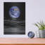 «Earth from Moon», art mural en métal-1810877172