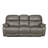 85.5''Wide Genuine Leather Pillow Arms Power Reclining Sofa With USB Charger And 2 Cup Holders-2061286472