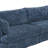 Isabella 98.4" Chenille Upholstered 3-Seater Sofa-1414614335