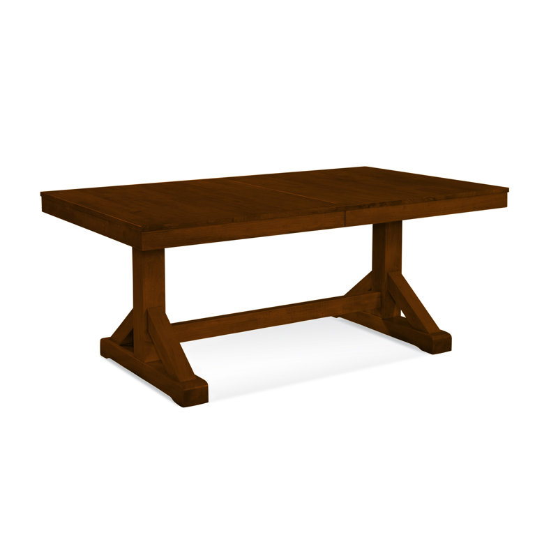 Hues Solid Wood Dining Table, Coffee