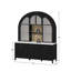 Grande armoire à vin 78 po H avec design arqué, lumières DEL Bluetooth-722741370