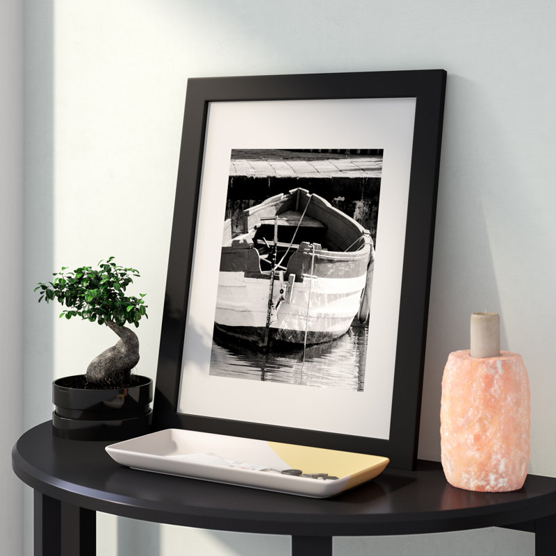Cadre photo simple mat Barrville, Noir, 16 po x 20 po