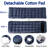 170/190/210 cm Foldable Camping Cot with Mattress, Pillow & Pocket, 3-Position Reclining Metal Bed, Blue Grey for Guests-136171429