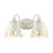 Deker 2-Light Vanity Light in Antique Ivory