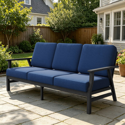 Patio Outdoor Sofa with Cushions