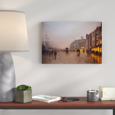 John Atkinson Grimshaw - Wrapped Canvas Painting