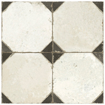 18" x 18" Ceramic Patterned Wall & Floor Tile
