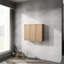 Armoire de salle de bain 12 po, 3 portes à fermeture douce, fixation murale, rangement latéral facile à entretenir, monté pour l'organisation