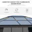 Canonero 4.2m x 3.6m Aluminium Patio Gazebo