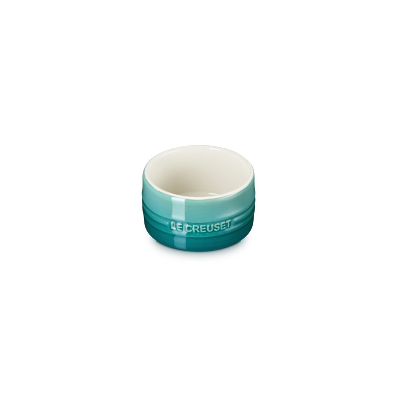 Le Creuset Stoneware Straight Wall Ramekin, 7 Oz. - Blue Riviera