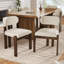 Boucle Upholstered Side Chair in Beige-852611471-852611472