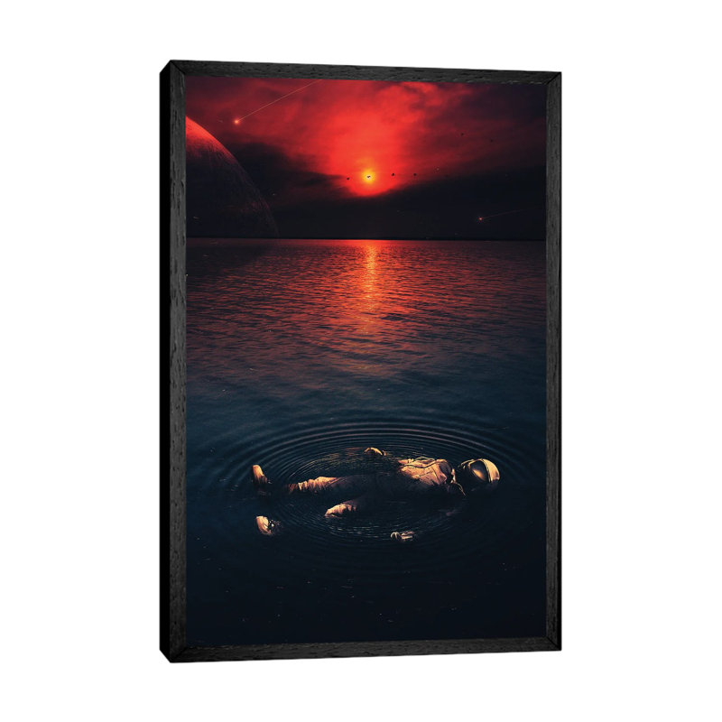 Midnight Chill by Nicebleed - Print on Canvas, 101.6cm H x 66.04cm W x 3.81cm D, Black Framed