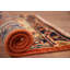 Tapis oriental traditionnel orange en laine 2x3