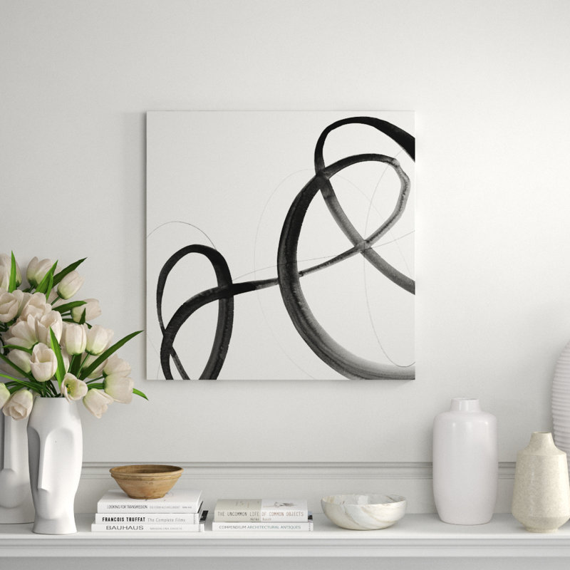 Heartbeat Note II Print by Barclay Butera, 30" H x 30" W, Image Brush Gel