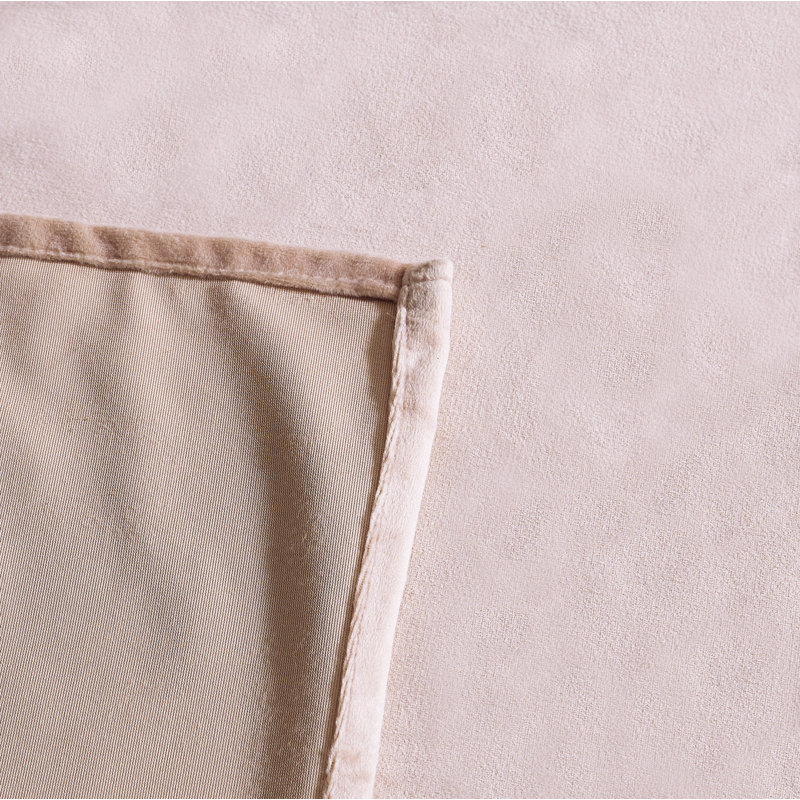 Panneau de rideau simple obscurcissant avec œillets Ciel, l 52 po x L 54 po, Rosé