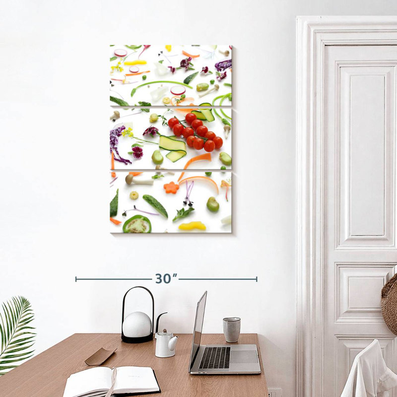 Yarlin Vegetable Varieties, 32" H x 20" W