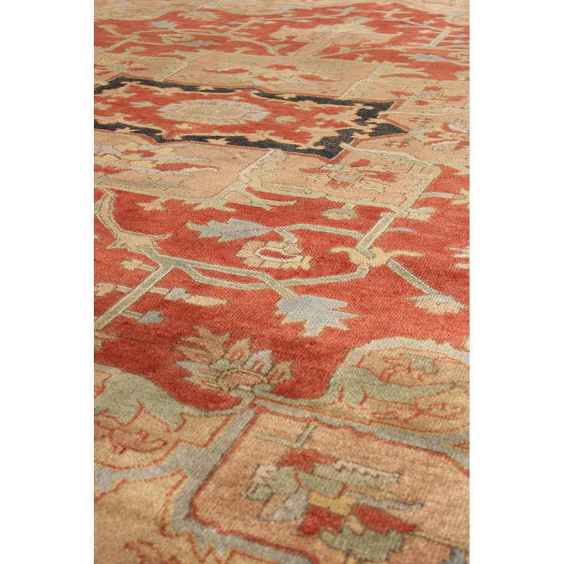 Antique Weave Serapi Wool Oriental Area Rug, Rectangle 12' x 17'6"