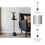 Table d'appoint moderne en métal avec plateau rond Rhapsody