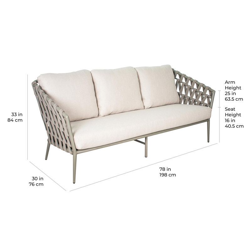 Archipelago Outdoor 3 - Seat Patio Sofa